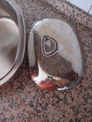 Pentola in metallo mai usata