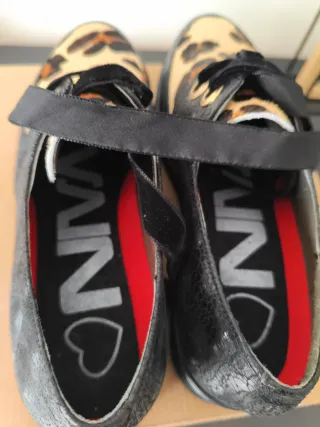 Zapatos piel potro animal print