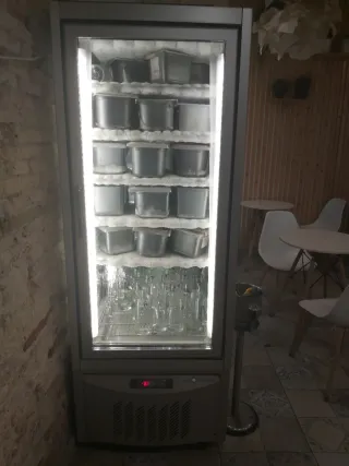 Nevera expositora hostelería CONGELADOR.