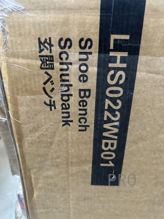 Banco Zapatero con asiento