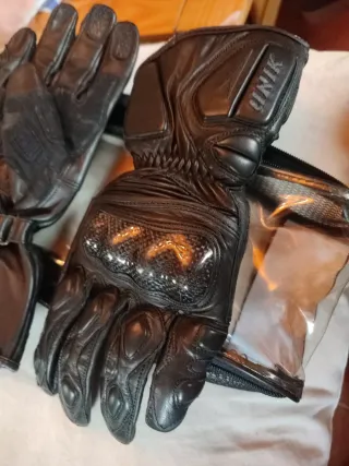 Guantes Moto Unik Negros Talla M