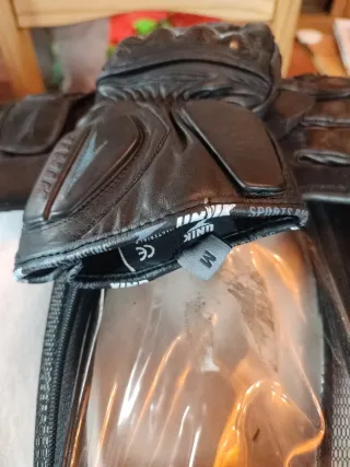 Guantes Moto Unik Negros Talla M