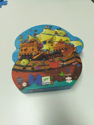 Puzzle Djeco Barbarossa Pirata 54 piezas
