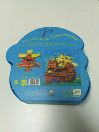 Puzzle Djeco Barbarossa Pirata 54 piezas