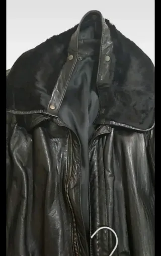 Chaqueta Piel Cordero RAMON PEREZ Negra Talla 56