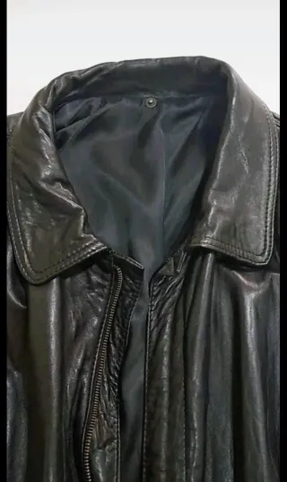 Chaqueta Piel Cordero RAMON PEREZ Negra Talla 56