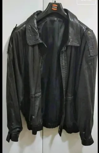 Chaqueta Piel Cordero RAMON PEREZ Negra Talla 56