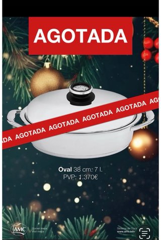 Horno Oval AMC 7L Nueva