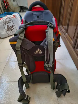 Mochila Portabebés Vaude Roja