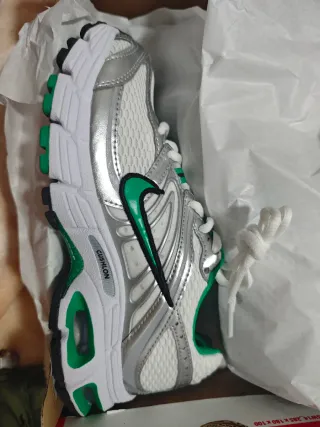 Zapatillas Nike Air Cushion Verde/Plata