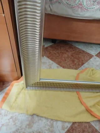 Espejo Ikea grande gris plata