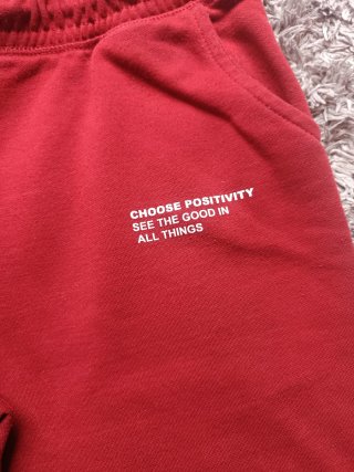 Pantalón chándal granate Primark unisex