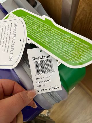 Maleta de viaje Rockland Corazones