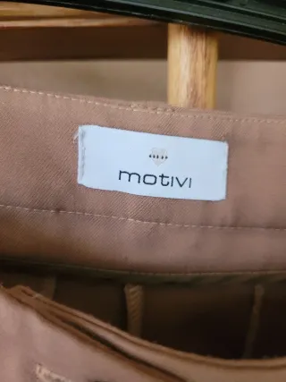 Pantaloni Motivi Beige Donna Invernali