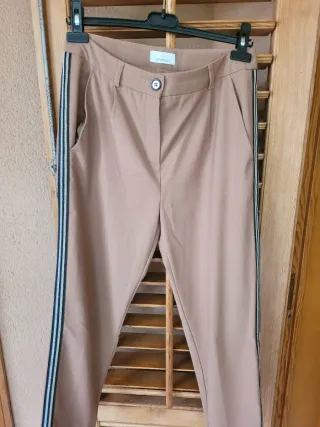 Pantaloni Motivi Beige Donna Invernali