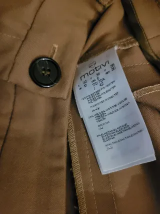 Pantaloni Motivi Beige Donna Invernali