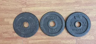 Discos de pesa 1kg (2 unidades)