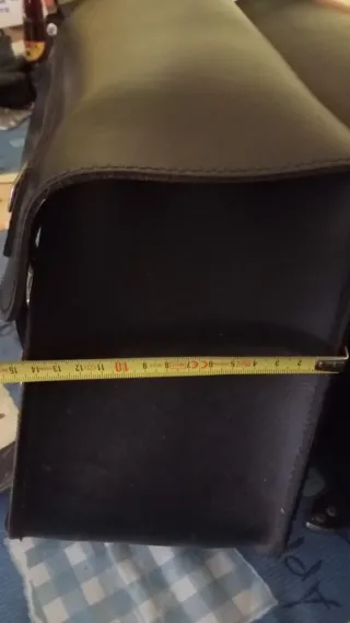 Alforjas cuero SPAAN moto custom