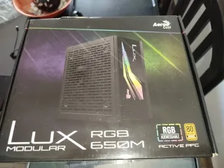 Fuente de Alimentación Aero Cool LUX 650W Modular