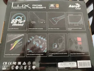 Fuente de Alimentación Aero Cool LUX 650W Modular