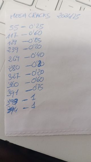 Cromos Megacracks 2024-25(PRECIO ULTIMA PAGINA)