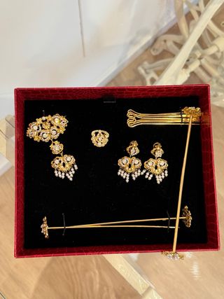 Aderezo Fallera Infantil Dorado