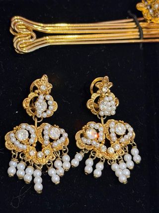 Aderezo Fallera Infantil Dorado