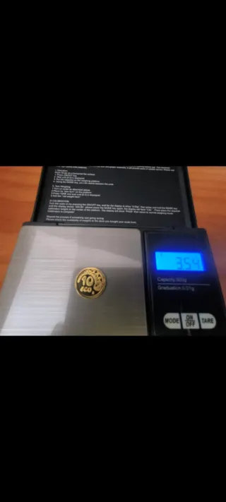 Moneda 10 ECU Oro 1989 1/10