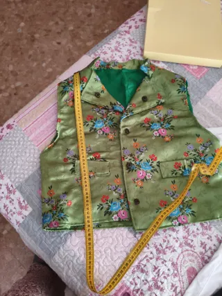 Traje de Fallero Saraway verde floral