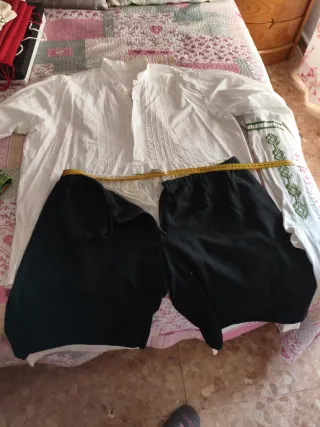 Traje de Fallero Saraway verde floral