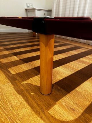 2 Somieres 90cm Madera y Metal + 2 colchones 90cm