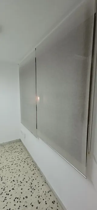 4 Estores Grises Translúcidos 1x1.50m