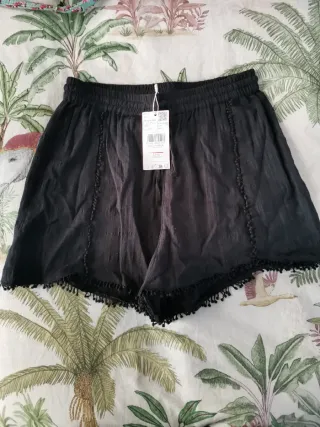 Shorts negros Mango Talla M