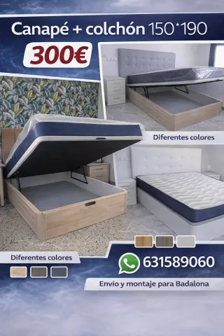 Canapé + Colchón 150x190