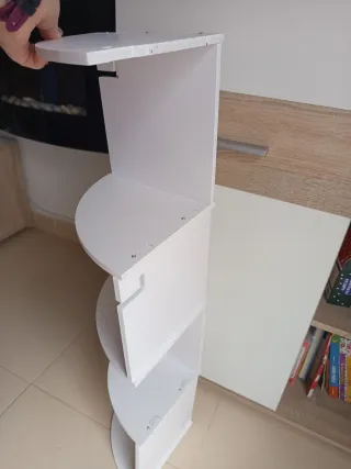 Estantería blanca modular