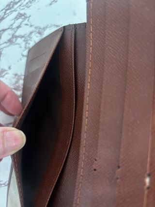 Cartera Louis Vuitton Monogram Marrón