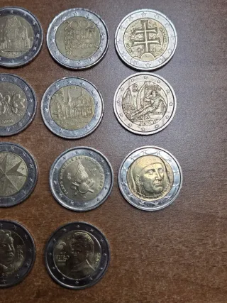 Lotto 15 monete 2 euro commemorative vari stati