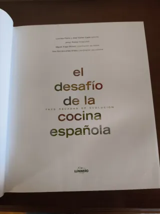 El desafío de la cocina española. Tres décadas ...