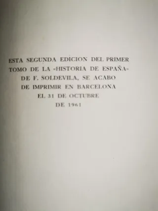 Historia de España Soldevila