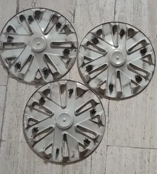 3 Copricerchi VW Polo Raggio 15 Usati