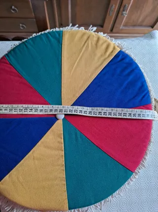 Set 4 Cuscini Rotondi e tovaglia rotonda