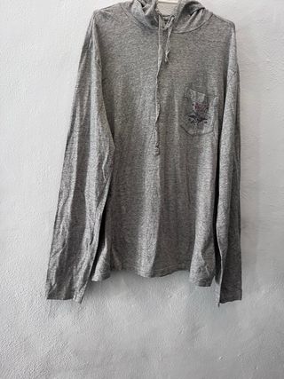 Sudadera Ralph Lauren con capucha gris