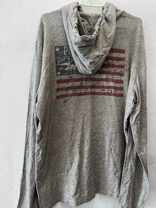 Sudadera Ralph Lauren con capucha gris