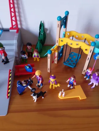 Playmobil City Parque Patinaje y Parque Infantil
