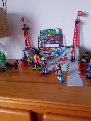 Playmobil City Parque Patinaje y Parque Infantil