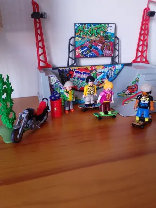 Playmobil City Parque Patinaje y Parque Infantil