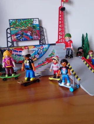 Playmobil City Parque Patinaje y Parque Infantil