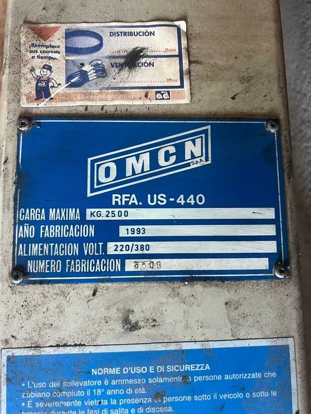 Elevador OMCN 2500kg