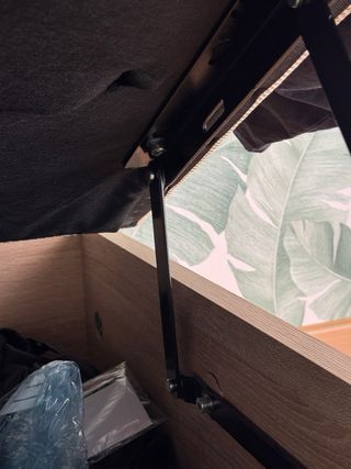 Cama Canapé abatible roble 150x190. Amazon