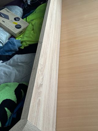 Cama Canapé abatible roble 150x190. Amazon